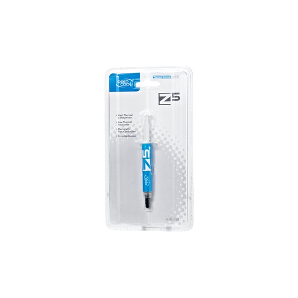 DeepCool Hőpaszta - Z5 (Hővezetési tényező:>3,5W/m-K, Hőállóság: 6, Viszkozitás: 76CPS, 3 gramm) - Image 2