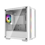 DeepCool Számítógépház - CC360 ARGB WH (fehér, ablakos, 3x12cm ventilátor, Mini-ITX / Micro-ATX, 1xUSB3.0, 1xUSB2.0) - Image 2