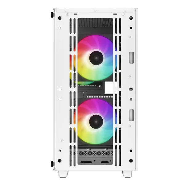 DeepCool Számítógépház - CC360 ARGB WH (fehér, ablakos, 3x12cm ventilátor, Mini-ITX / Micro-ATX, 1xUSB3.0, 1xUSB2.0) - Image 5