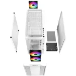 DeepCool Számítógépház - CC360 ARGB WH (fehér, ablakos, 3x12cm ventilátor, Mini-ITX / Micro-ATX, 1xUSB3.0, 1xUSB2.0) - Image 13
