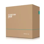 DeepCool Számítógépház - CC360 ARGB WH (fehér, ablakos, 3x12cm ventilátor, Mini-ITX / Micro-ATX, 1xUSB3.0, 1xUSB2.0) - Image 15