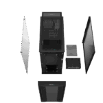 DeepCool Számítógépház - CC560 Limited (fekete, ablakos, venti nélkül, Mini-ITX / Micro-ATX / ATX, 1xUSB3.0, 1xUSB2.0) - Image 13