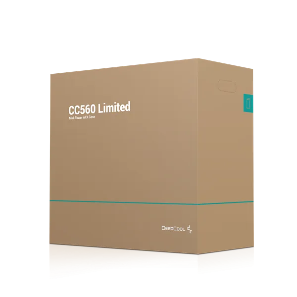 DeepCool Számítógépház - CC560 V2 Limited (fekete, ablakos, venti nélkül,  ATX, 1xUSB3.0, 1xUSB2.0) - Image 14