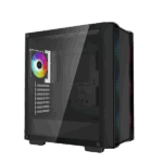 DeepCool Számítógépház - CC560 A-RGB V2 (fekete, ablakos, 4x12cm venti, Mini-ITX / Micro-ATX / ATX, 1xUSB3.0, 1xUSB2.0) - Image 3