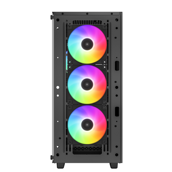 DeepCool Számítógépház - CC560 A-RGB V2 (fekete, ablakos, 4x12cm venti, Mini-ITX / Micro-ATX / ATX, 1xUSB3.0, 1xUSB2.0) - Image 5