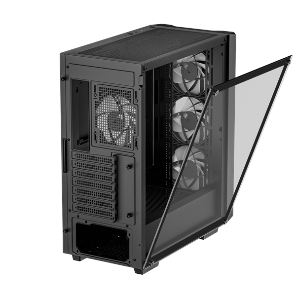 DeepCool Számítógépház - CC560 A-RGB V2 (fekete, ablakos, 4x12cm venti, Mini-ITX / Micro-ATX / ATX, 1xUSB3.0, 1xUSB2.0) - Image 8