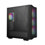 DeepCool Számítógépház - CC560 MESH V2 (ablakos, 4x12cm A-RGB ventilátor, ATX, 2xUSB3.0, fekete) - Image 2