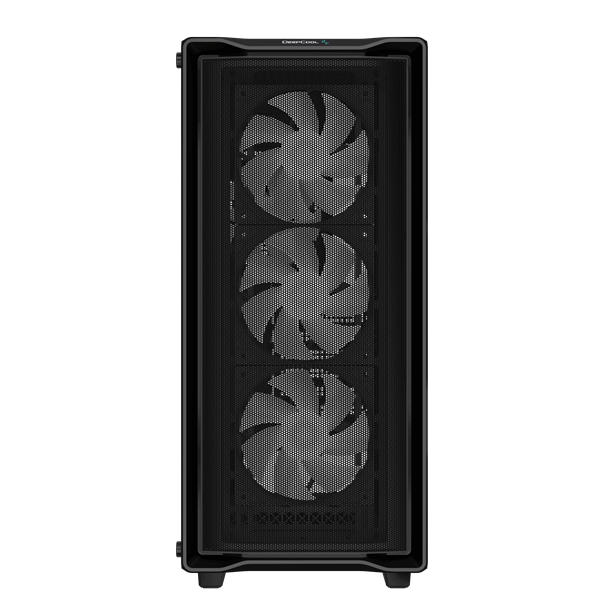 DeepCool Számítógépház - CC560 MESH V2 (ablakos, 4x12cm A-RGB ventilátor, ATX, 2xUSB3.0, fekete) - Image 3