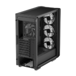 DeepCool Számítógépház - CC560 MESH V2 (ablakos, 4x12cm A-RGB ventilátor, ATX, 2xUSB3.0, fekete) - Image 6