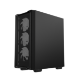 DeepCool Számítógépház - CC560 MESH V2 (ablakos, 4x12cm A-RGB ventilátor, ATX, 2xUSB3.0, fekete) - Image 8