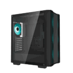 DeepCool Számítógépház - CC560 V2 (fekete, ablakos, 4x12cm LED venti, Mini-ITX / Micro-ATX / ATX, 1xUSB3.0, 1xUSB2.0) - Image 2