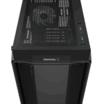 DeepCool Számítógépház - CC560 V2 (fekete, ablakos, 4x12cm LED venti, Mini-ITX / Micro-ATX / ATX, 1xUSB3.0, 1xUSB2.0) - Image 8