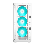 DeepCool Számítógépház - CC560 WHITE V2 (fehér, ablakos, 4x12cm LED venti, ATX, 1xUSB3.0, 1xUSB2.0, fehér) - Image 4