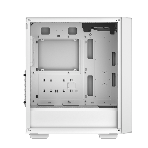 DeepCool Számítógépház - CC560 WHITE V2 (fehér, ablakos, 4x12cm LED venti, ATX, 1xUSB3.0, 1xUSB2.0, fehér) - Image 5