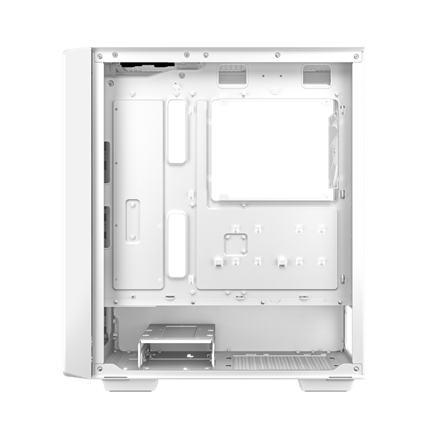 DeepCool Számítógépház - CC560 WHITE V2 (fehér, ablakos, 4x12cm LED venti, ATX, 1xUSB3.0, 1xUSB2.0, fehér) - Image 6