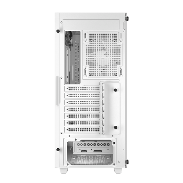 DeepCool Számítógépház - CC560 WHITE V2 (fehér, ablakos, 4x12cm LED venti, ATX, 1xUSB3.0, 1xUSB2.0, fehér) - Image 10