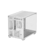 DeepCool Számítógépház - CG330 3F WH (fehér, ablakos, 3x12cm A-RGB, BTF, mATX, 2xUSB3.0, 1xUSB2.0) - Image 6