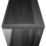 DeepCool Számítógépház - CG330 3F (fekete, ablakos, 3x12cm A-RGB, BTF, mATX, 2xUSB3.0, 1xUSB2.0) - Image 7