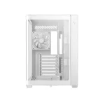 DeepCool Számítógépház - CG530U 4F WH (fehér, ablakos, 4x12cm A-RGB, BTF, ATX, 2xUSB3.0, 1xUSB2.0) - Image 2