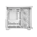 DeepCool Számítógépház - CG530U 4F WH (fehér, ablakos, 4x12cm A-RGB, BTF, ATX, 2xUSB3.0, 1xUSB2.0) - Image 3