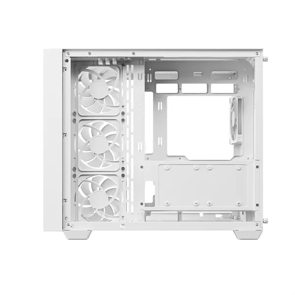 DeepCool Számítógépház - CG530U 4F WH (fehér, ablakos, 4x12cm A-RGB, BTF, ATX, 2xUSB3.0, 1xUSB2.0) - Image 4