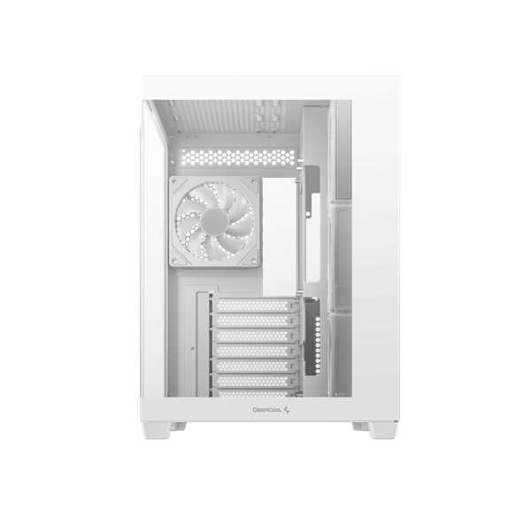 DeepCool Számítógépház - CG530 4F WH (fehér, ablakos, 4x12cm A-RGB, BTF, ATX, 2xUSB3.0, 1xUSB2.0) - Image 5
