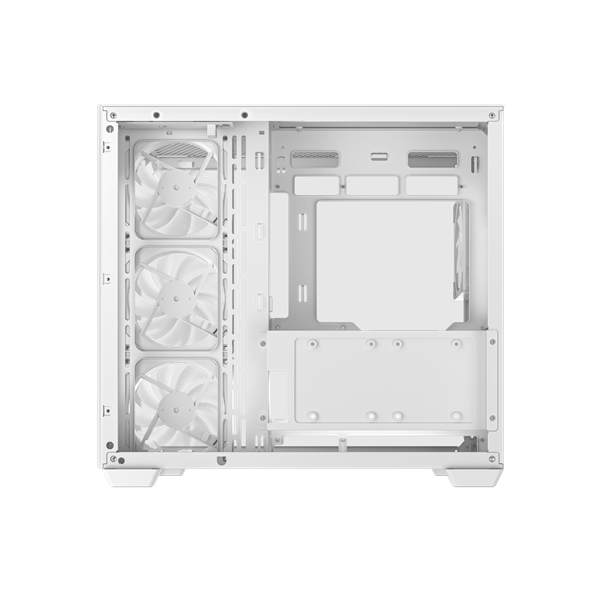 DeepCool Számítógépház - CG530 4F WH (fehér, ablakos, 4x12cm A-RGB, BTF, ATX, 2xUSB3.0, 1xUSB2.0) - Image 7