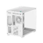 DeepCool Számítógépház - CG530 4F WH (fehér, ablakos, 4x12cm A-RGB, BTF, ATX, 2xUSB3.0, 1xUSB2.0) - Image 8