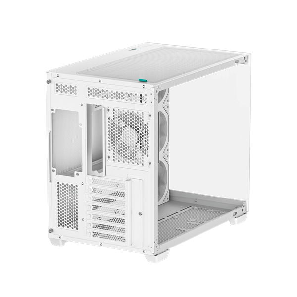 DeepCool Számítógépház - CG530 4F WH (fehér, ablakos, 4x12cm A-RGB, BTF, ATX, 2xUSB3.0, 1xUSB2.0) - Image 8