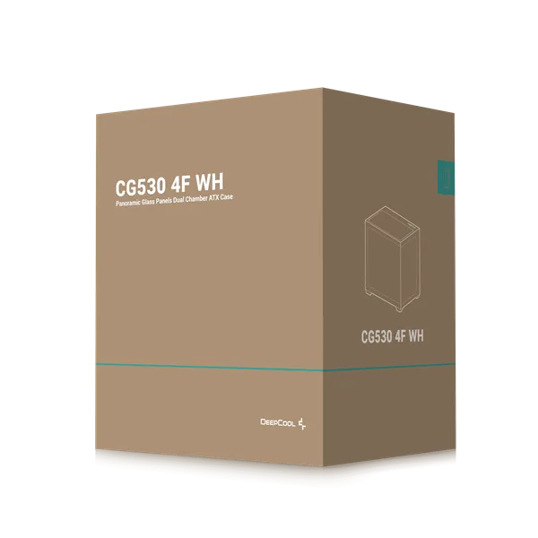 DeepCool Számítógépház - CG530 4F WH (fehér, ablakos, 4x12cm A-RGB, BTF, ATX, 2xUSB3.0, 1xUSB2.0) - Image 14