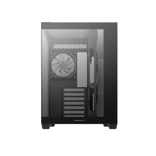 DeepCool Számítógépház - CG530 4F (fekete, ablakos, 4x12cm A-RGB, BTF, ATX, 2xUSB3.0, 1xUSB2.0) - Image 5