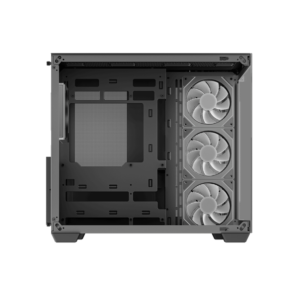 DeepCool Számítógépház - CG530 4F (fekete, ablakos, 4x12cm A-RGB, BTF, ATX, 2xUSB3.0, 1xUSB2.0) - Image 6