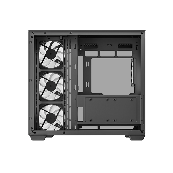 DeepCool Számítógépház - CG530 4F (fekete, ablakos, 4x12cm A-RGB, BTF, ATX, 2xUSB3.0, 1xUSB2.0) - Image 7