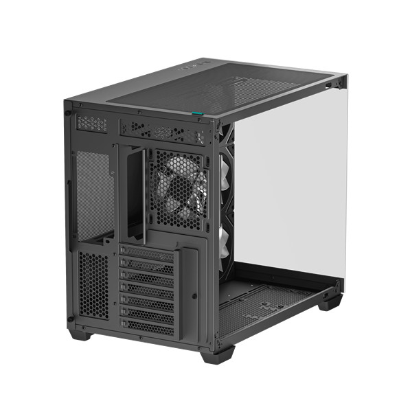 DeepCool Számítógépház - CG530 4F (fekete, ablakos, 4x12cm A-RGB, BTF, ATX, 2xUSB3.0, 1xUSB2.0) - Image 8