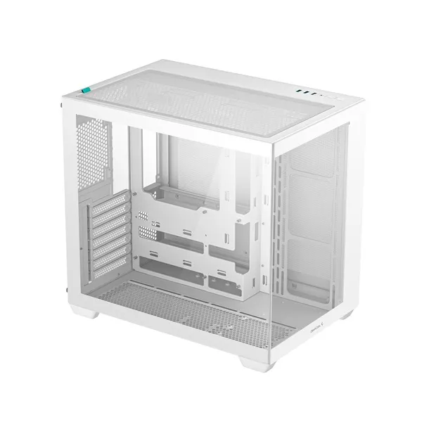 DeepCool Számítógépház - CG530 WH (fehér, ablakos, venti nélkül, BTF, ATX, 2xUSB3.0, 1xUSB2.0) - Image 2