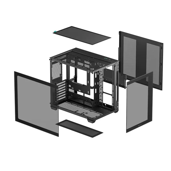 DeepCool Számítógépház - CG530 (fekete, ablakos, venti nélkül, BTF, ATX, 2xUSB3.0, 1xUSB2.0) - Image 12