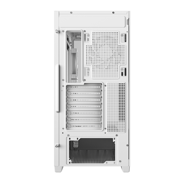 DeepCool Számítógépház - CG580 4F WH V2 (fehér, ablakos, 4x12cm A-RGB, BTF, ATX, 2xUSB3.0, 1xUSB2.0) - Image 9