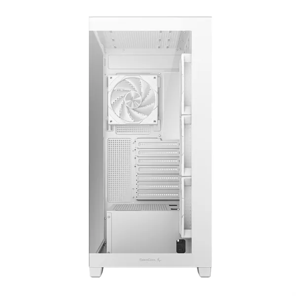 DeepCool Számítógépház - CG580 4F WH (fehér, ablakos, 4x12cm A-RGB, BTF, ATX, 2xUSB3.0, 1xUSB2.0) - Image 5