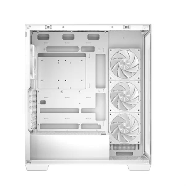 DeepCool Számítógépház - CG580 4F WH (fehér, ablakos, 4x12cm A-RGB, BTF, ATX, 2xUSB3.0, 1xUSB2.0) - Image 6