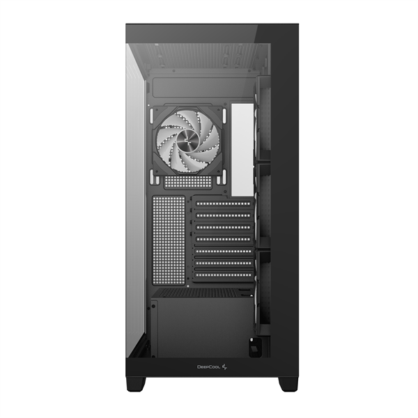 DeepCool Számítógépház - CG580 4F (fekete, ablakos, 4x12cm A-RGB, BTF, ATX, 2xUSB3.0, 1xUSB2.0) - Image 5