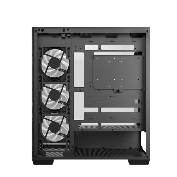 DeepCool Számítógépház - CG580 4F (fekete, ablakos, 4x12cm A-RGB, BTF, ATX, 2xUSB3.0, 1xUSB2.0) - Image 7