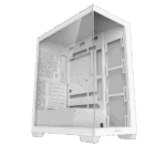 DeepCool Számítógépház - CG580 WH (fehér, abakos, venti nélkül, BTF, ATX, 2xUSB3.0, 1xUSB2.0)