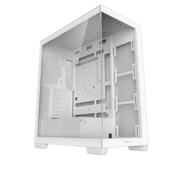 DeepCool Számítógépház - CG580 WH (fehér, abakos, venti nélkül, BTF, ATX, 2xUSB3.0, 1xUSB2.0) - Image 1