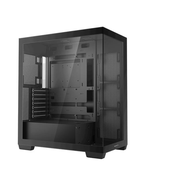 DeepCool Számítógépház - CG580 (fekete, ablakos, venti nélkül, BTF, ATX, 2xUSB3.0, 1xUSB2.0) - Image 2