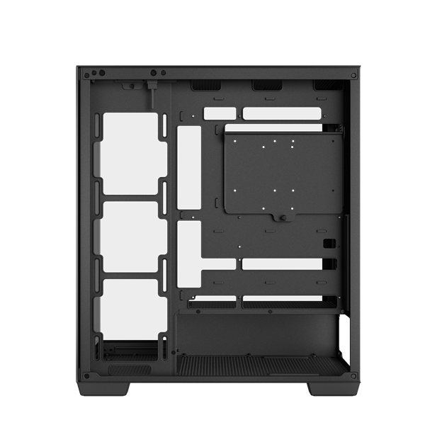 DeepCool Számítógépház - CG580 (fekete, ablakos, venti nélkül, BTF, ATX, 2xUSB3.0, 1xUSB2.0) - Image 5