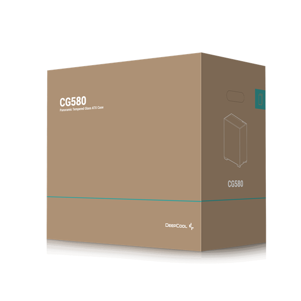 DeepCool Számítógépház - CG580 (fekete, ablakos, venti nélkül, BTF, ATX, 2xUSB3.0, 1xUSB2.0) - Image 11