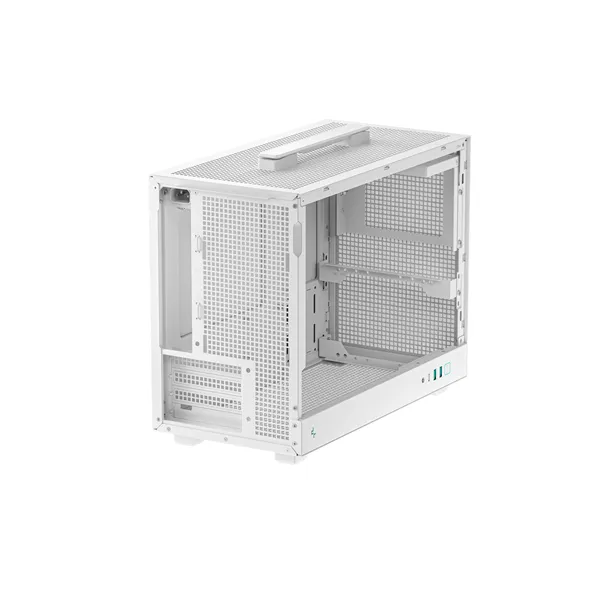 DeepCool Számítógépház - CH160 PLUS WH (mATX, 2xUSB3.0, Type-C, fehér) - Image 7