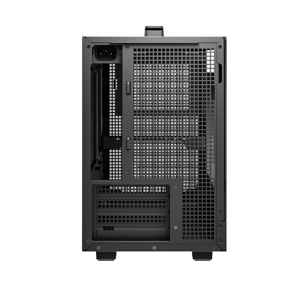 DeepCool Számítógépház - CH160 PLUS (fekete, mATX, 2xUSB3.0, Type-C, fekete) - Image 9