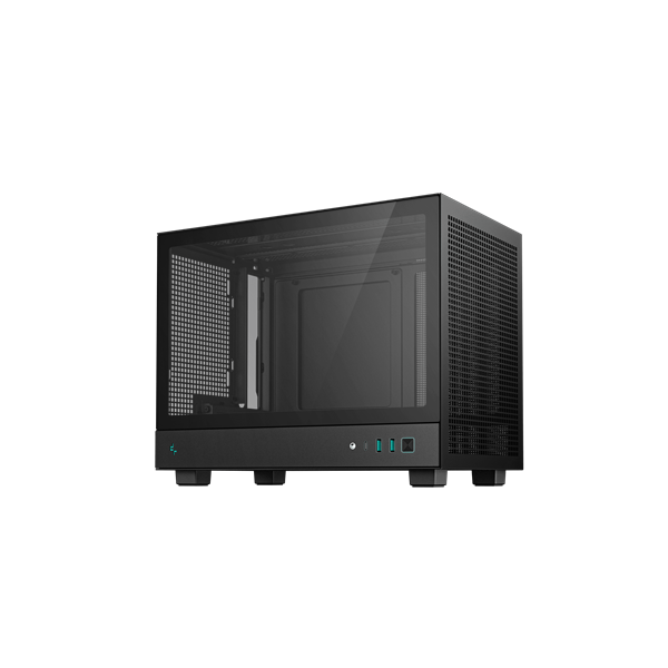 DeepCool Számítógépház - CH160 (fekete, Mini-ITX, 2xUSB3.0, Type-C, fekete) - Image 3