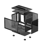 DeepCool Számítógépház - CH160 (fekete, Mini-ITX, 2xUSB3.0, Type-C, fekete) - Image 10